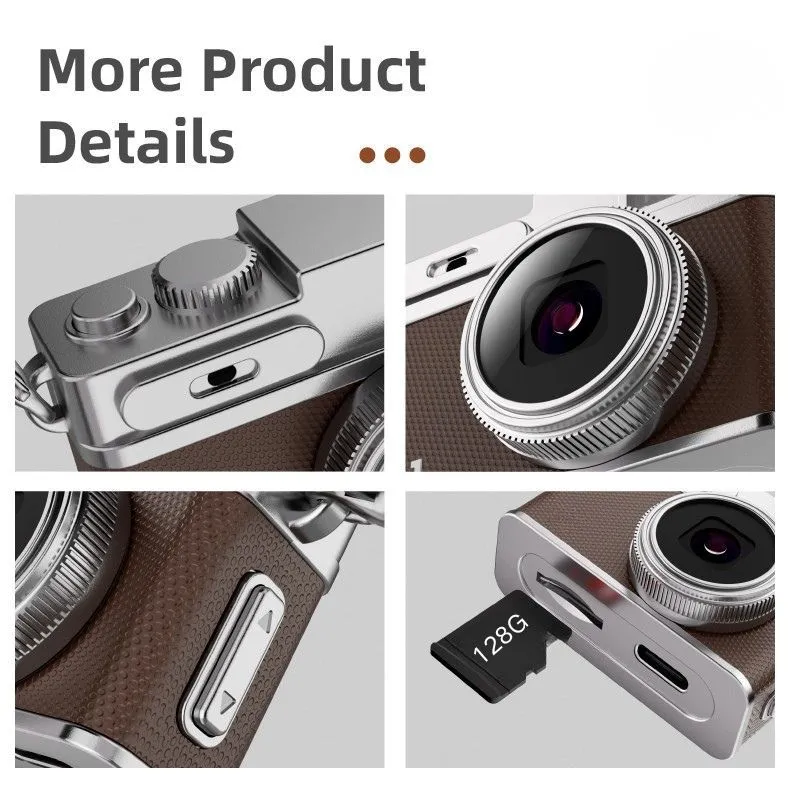 Mini Digital Camera 800W CMOS Retro Style Portable Pocket Camera for Kids Teens Adults Photography, Small HD Thumb Camera, Hot-Selling Cross-Border Camera showcase 10