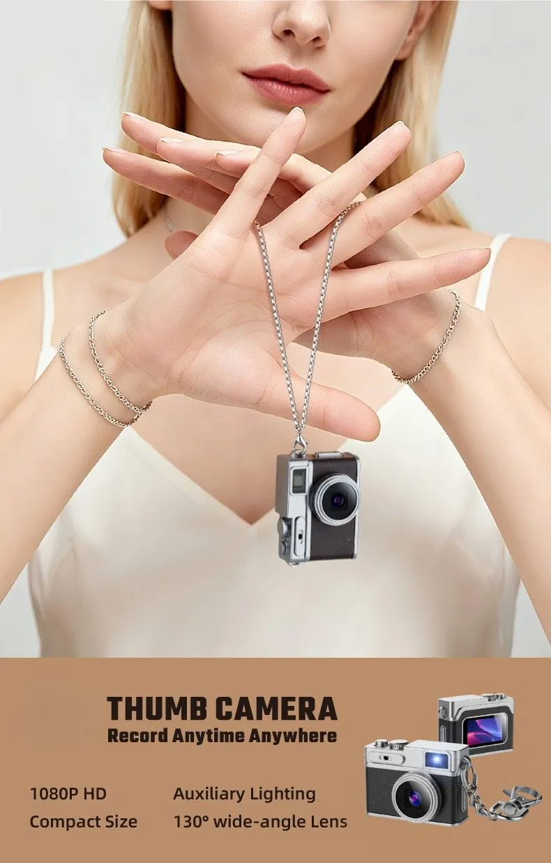 Mini Digital Camera 800W CMOS Retro Style Portable Pocket Camera for Kids Teens Adults Photography, Small HD Thumb Camera, Hot-Selling Cross-Border Camera showcase 2