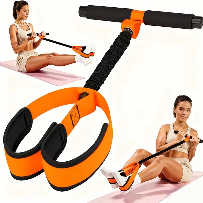 Multifunctional Foot Pedal Resistance Band Pull Rope - Home Gym Fitness Equipment for Abdominal Muscle Training, Leg Exercise, and Body Stretching thumbnail 6
