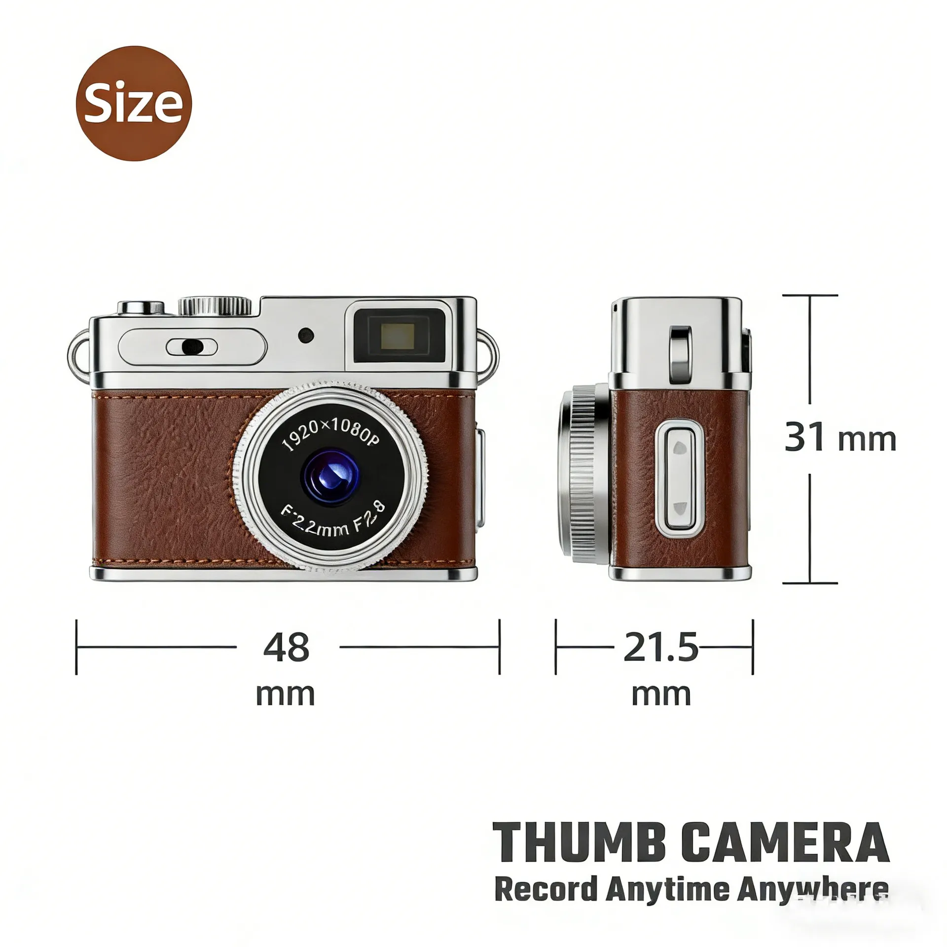 Kids Digital Camera, Retro Style Mini Camera for Children, Portable Outdoor Sports Camera, Video Recording, Perfect for Students, Photography Gift thumbnail 4