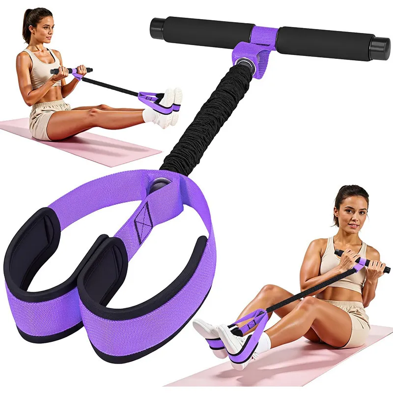 Foot Pedal Resistance Band Pull Rope - Multifunctional Home Gym Fitness Equipment for Leg, Abdominal, and Arm Muscle Training - Elastic Exercise Rope showcase 3