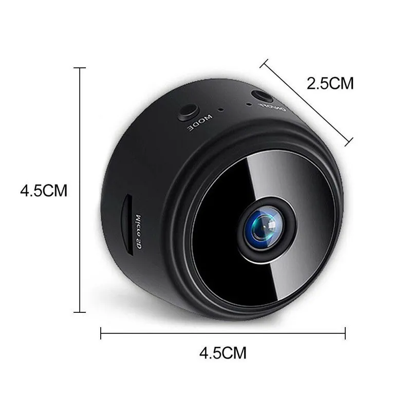 A9 Mini WiFi Camera HD 1080P Wireless Security Camera with Night Vision and Motion Detection for Home Surveillance thumbnail 2