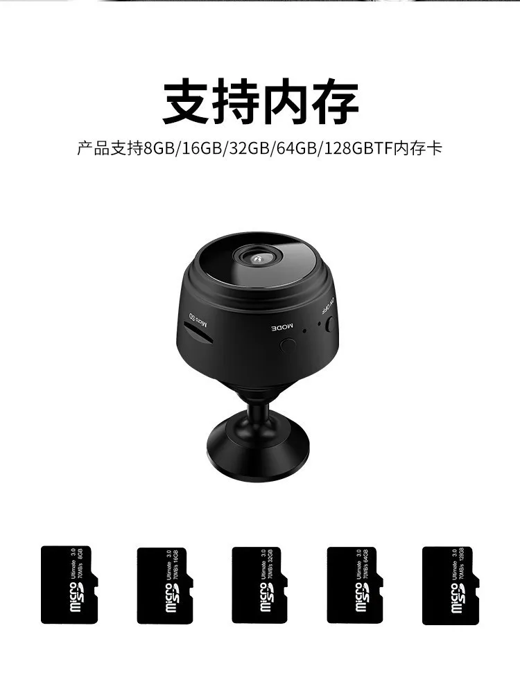 A9 Mini WiFi Camera HD 1080P Wireless Security Camera with Night Vision and Motion Detection for Home Surveillance showcase 5