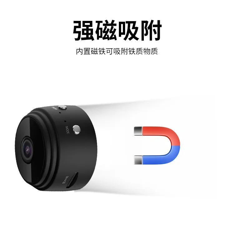 A9 Mini WiFi Camera HD 1080P Wireless Security Camera with Night Vision and Motion Detection for Home Surveillance showcase 6