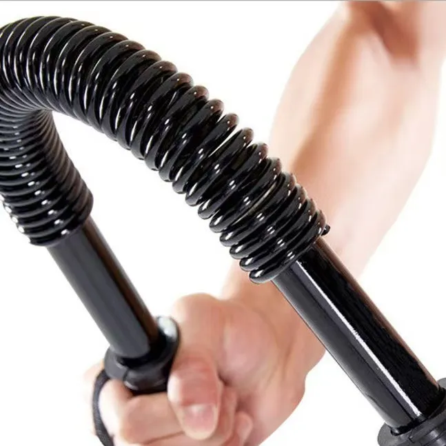 Adjustable Spring Power Twister Bar - Chest, Arm, Shoulder Muscle Builder - Home Gym Fitness Exerciser for Men - Strength Training Equipment thumbnail 1