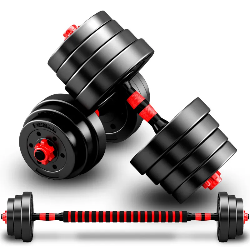 Adjustable Dumbbell Set for Men's Fitness, Home Gym Equipment, Barbell Conversion, Perfect for Beginners, Weight Training, Strength Building, Yaling Pair thumbnail 1