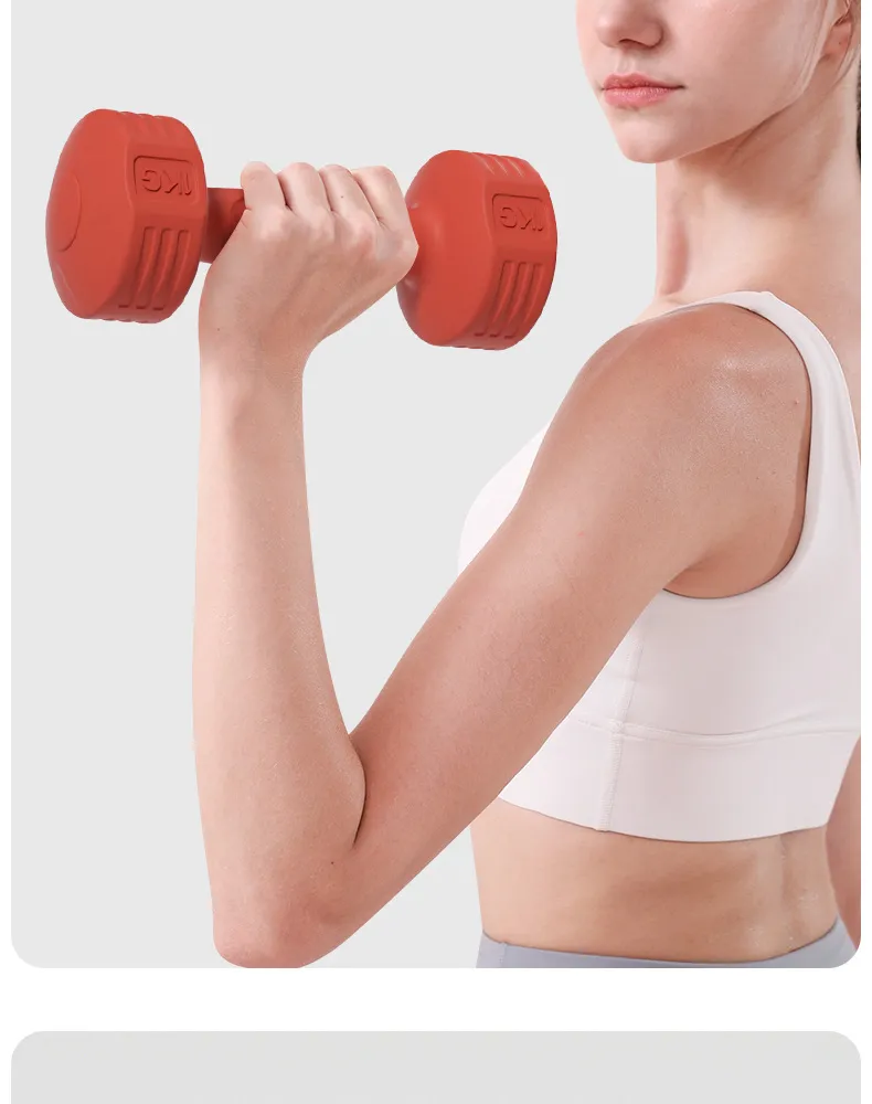 Women's Fitness Dumbbells Set - 5kg Pair - Home Workout Equipment for Yoga, Arm Toning, and Muscle Training - Ideal for Beginners and Children showcase 10
