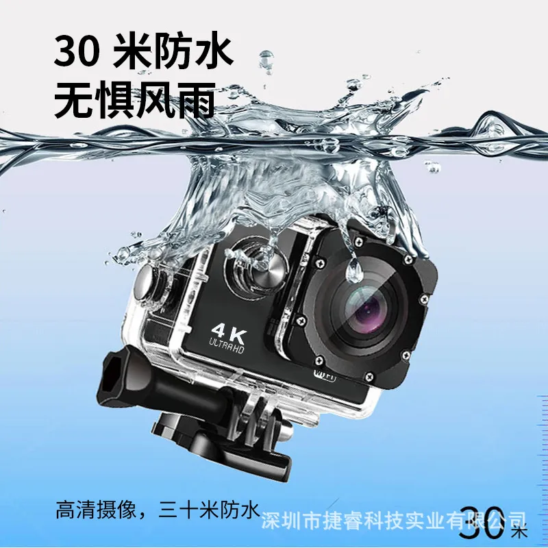 4K Ultra HD Action Camera WiFi Waterproof Sports Camcorder Diving DV - Perfect for Outdoor Underwater Photography and Vlogging thumbnail 4