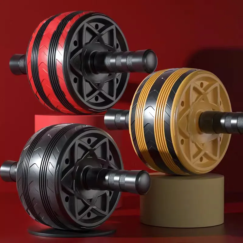 Ab Roller Wheel for Abdominal & Core Workout - Automatic Rebound Ab Wheel for Home Gym Fitness, Abdominal Muscle Training Equipment for Men & Women thumbnail 1