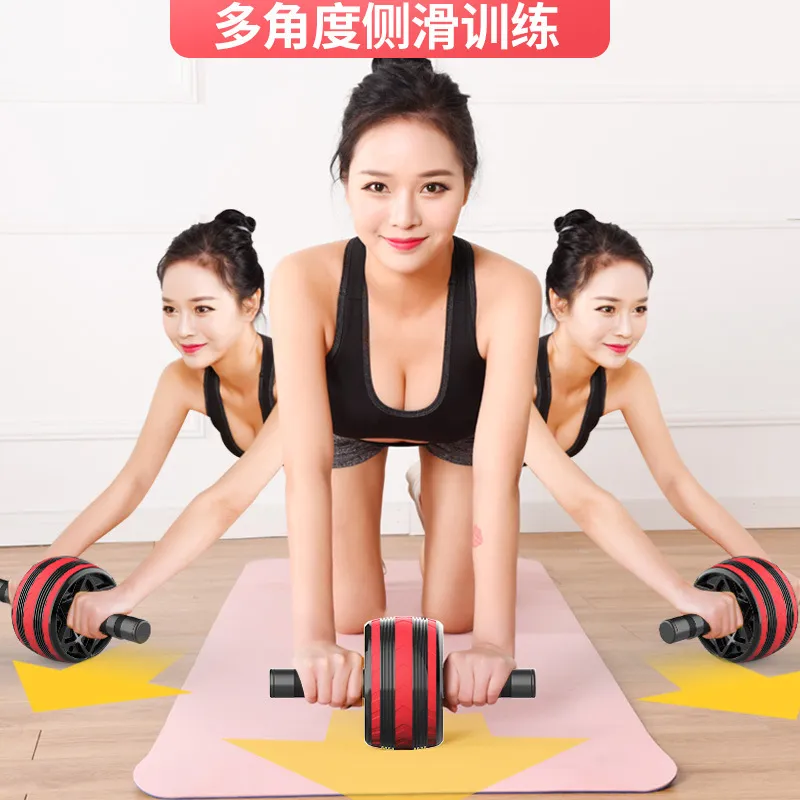 Ab Roller Wheel for Abdominal & Core Workout - Automatic Rebound Ab Wheel for Home Gym Fitness, Abdominal Muscle Training Equipment for Men & Women thumbnail 3