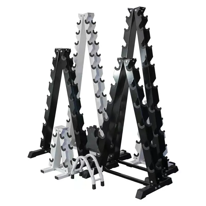 Dumbbell Rack Stand Heavy Duty Steel for Home Gym, Commercial Grade Weight Storage Organizer for 3, 5, or 7 Pairs of Dumbbells, Fitness Equipment thumbnail 4