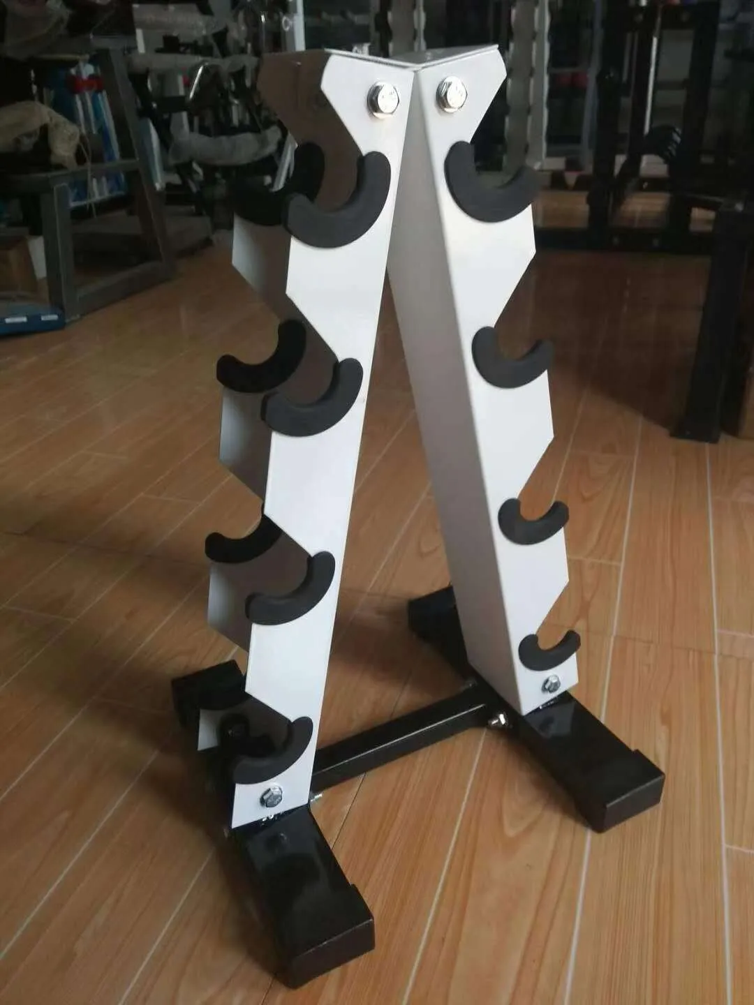 Dumbbell Rack Stand Heavy Duty Steel for Home Gym, Commercial Grade Weight Storage Organizer for 3, 5, or 7 Pairs of Dumbbells, Fitness Equipment showcase 6