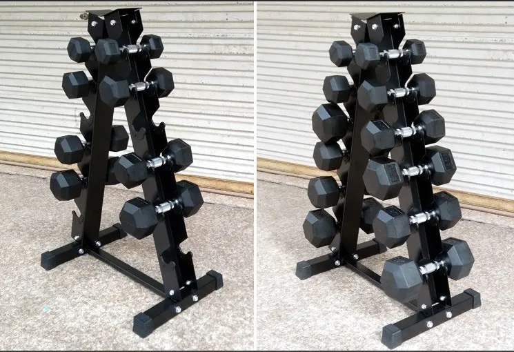 Dumbbell Rack Stand Heavy Duty Steel for Home Gym, Commercial Grade Weight Storage Organizer for 3, 5, or 7 Pairs of Dumbbells, Fitness Equipment showcase 3