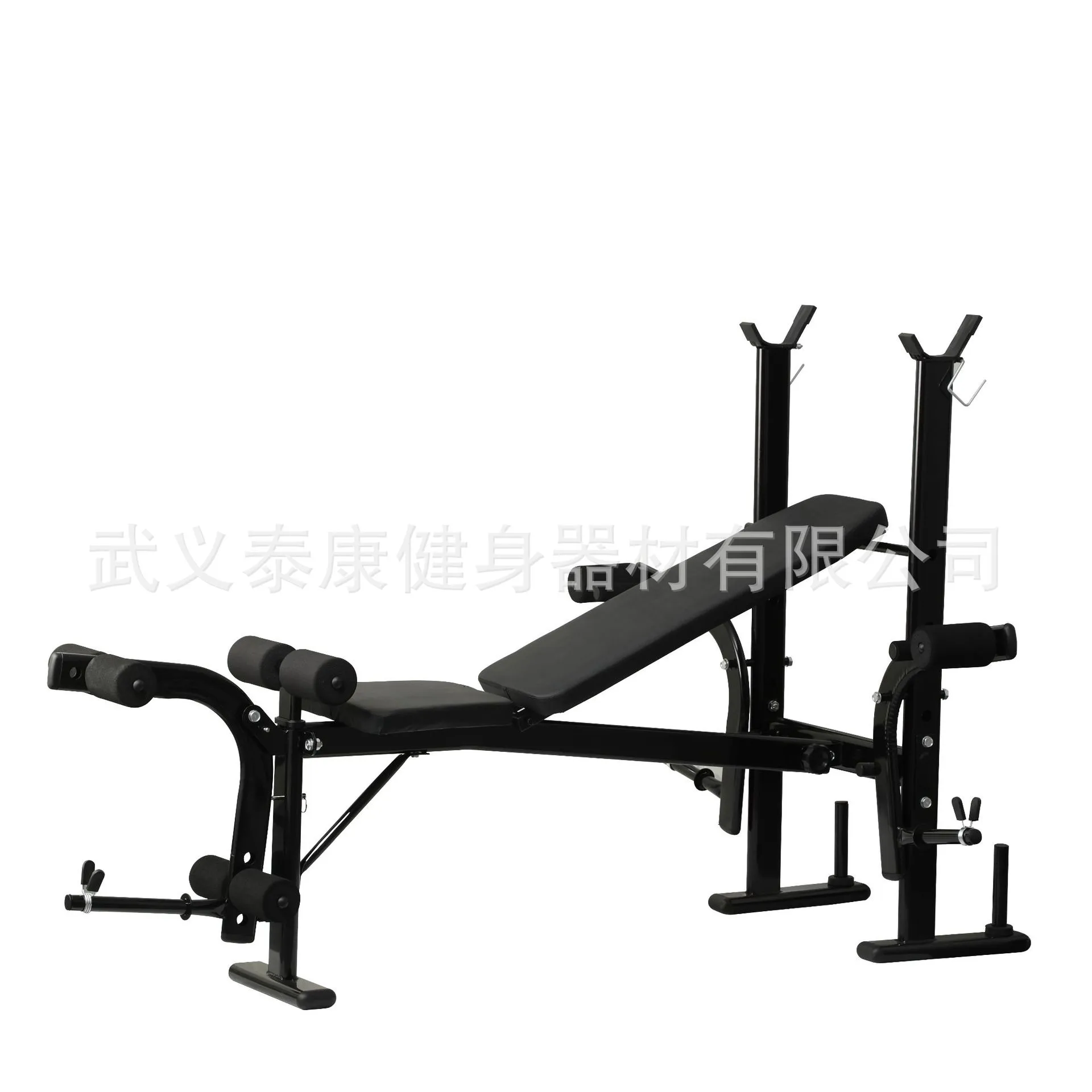 Adjustable Weight Bench with Barbell Rack - Multi-Functional Strength Training Equipment for Home Gym - Incline Decline Bench Press - Fitness Workout Station thumbnail 2