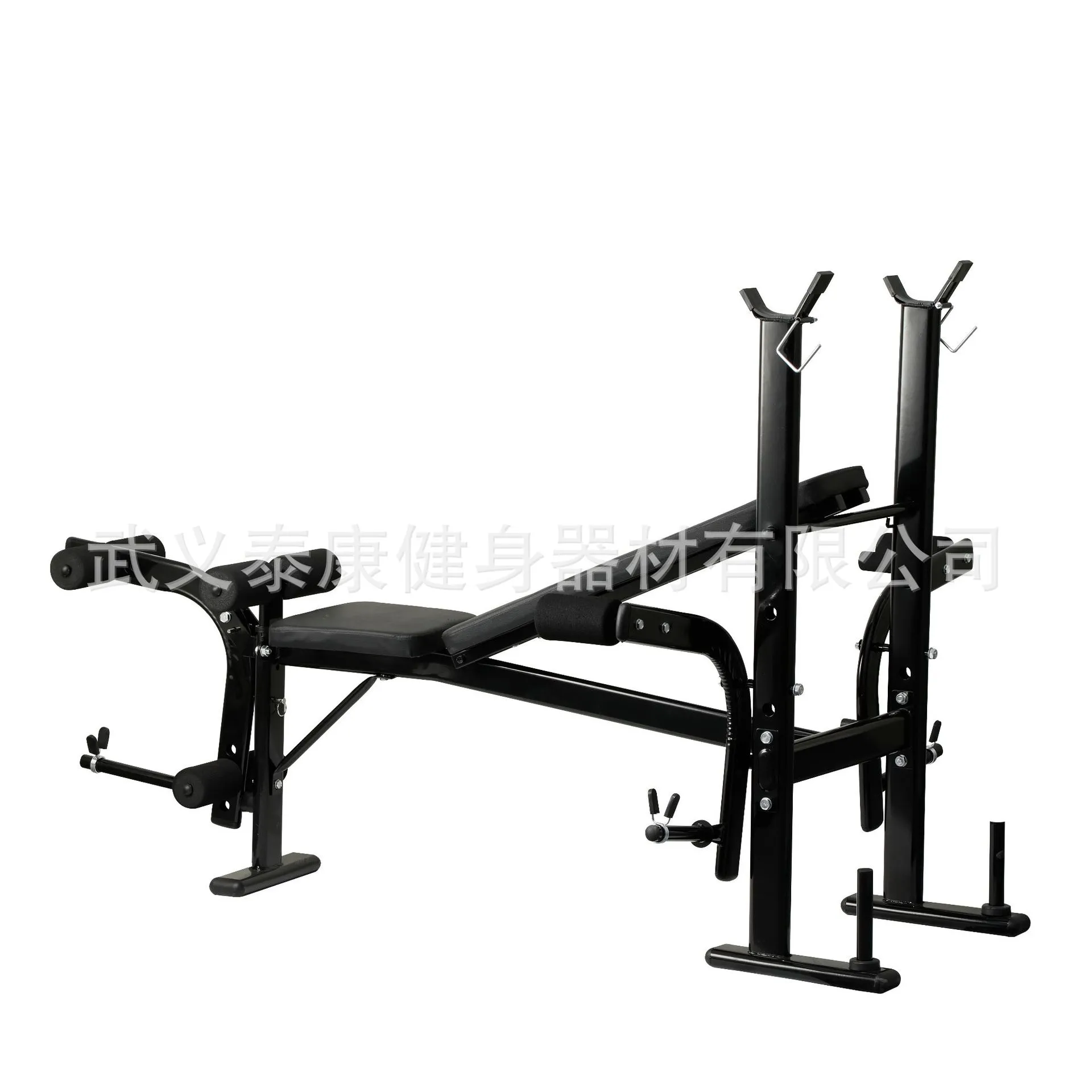 Adjustable Weight Bench with Barbell Rack - Multi-Functional Strength Training Equipment for Home Gym - Incline Decline Bench Press - Fitness Workout Station thumbnail 5