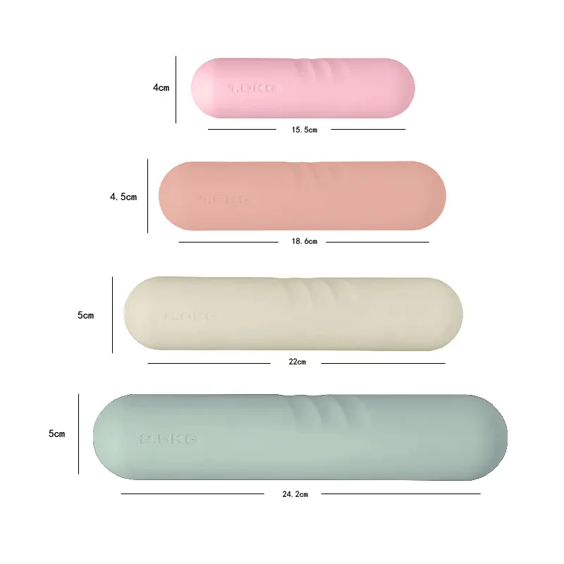 Handprint Dumbbell Set - Silicone Edge, Unisex Fitness Equipment for Household Use, Children, and Primary School Students - 2-5kg Weight Range showcase 2
