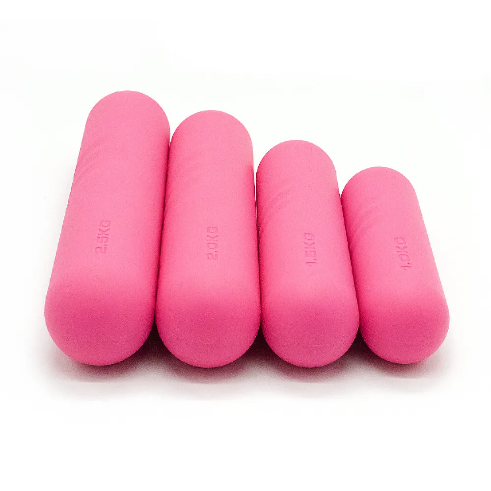 Handprint Dumbbell Set - Silicone Edge, Unisex Fitness Equipment for Household Use, Children, and Primary School Students - 2-5kg Weight Range thumbnail 5