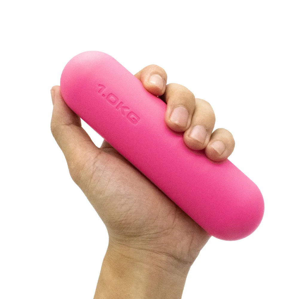 Handprint Dumbbell Set - Silicone Edge, Unisex Fitness Equipment for Household Use, Children, and Primary School Students - 2-5kg Weight Range showcase 6