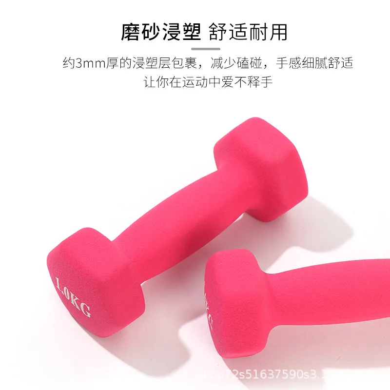 Women's Dumbbells Set - Home Fitness Equipment for Comprehensive Exercise | Small Hexagonal Weights for Children, Students, Yoga & Strength Training thumbnail 4