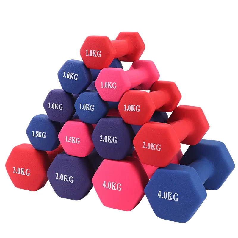 Women's Dumbbells Set - Home Fitness Equipment for Comprehensive Exercise | Small Hexagonal Weights for Children, Students, Yoga & Strength Training thumbnail 5