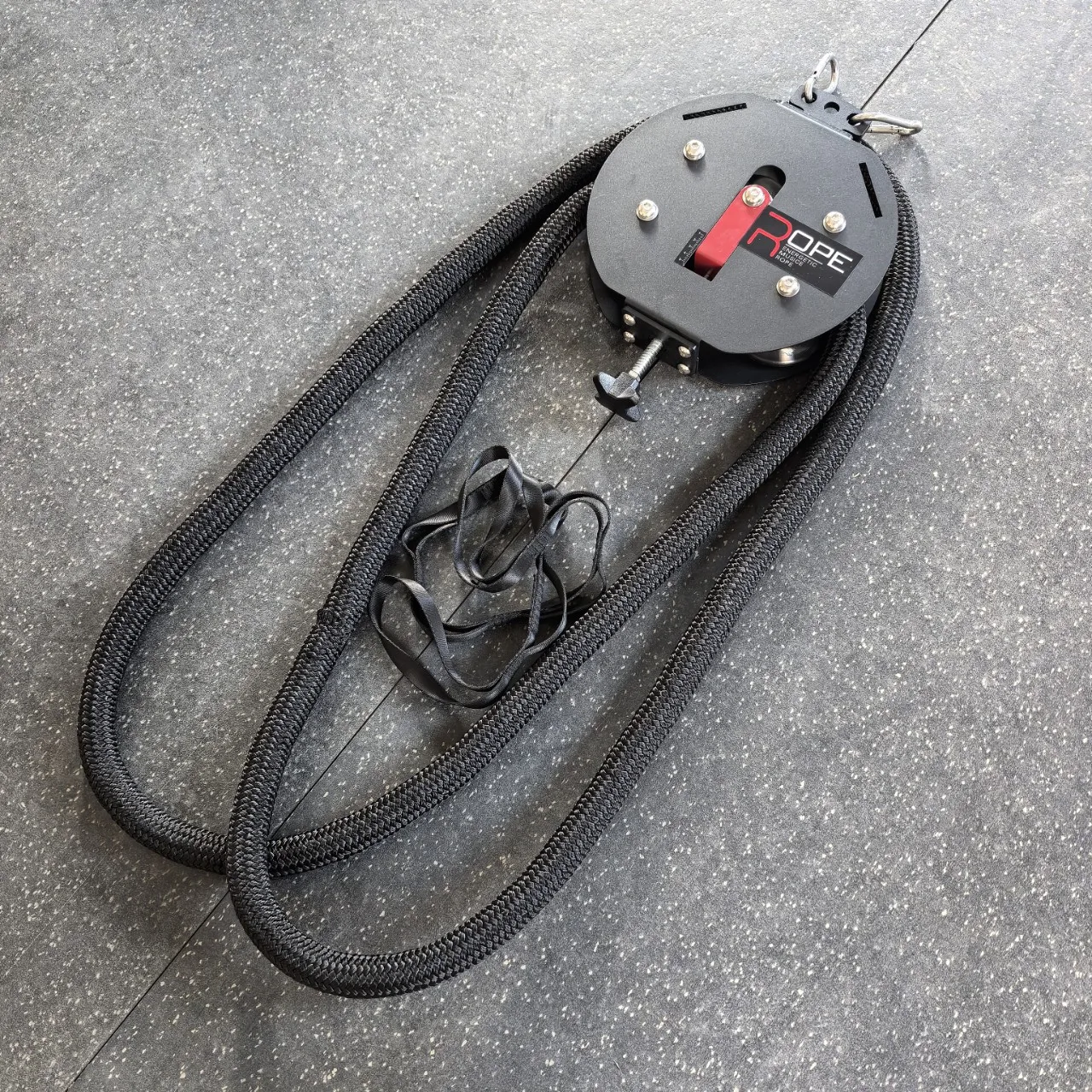 Wall Mounted Rope Climbing Machine Upper Body Strength Training Pull Rope Device Home Gym Fitness Equipment