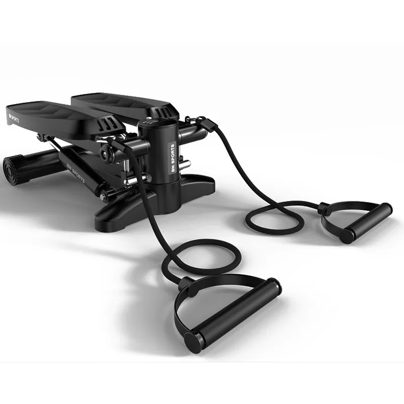 Home Fitness Stepper Machine - Indoor Pedal Exerciser with Resistance Bands - Compact Hydraulic Stepper for Cardio Workout and Leg Toning thumbnail 6