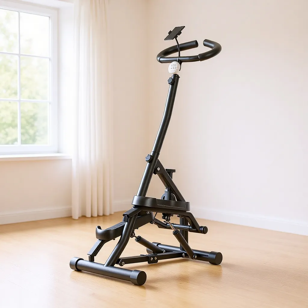 Electric Stair Climber Machine for Home Fitness & Weight Loss - Hydraulic Resistance Foot Exercise Equipment for Cardio Workout