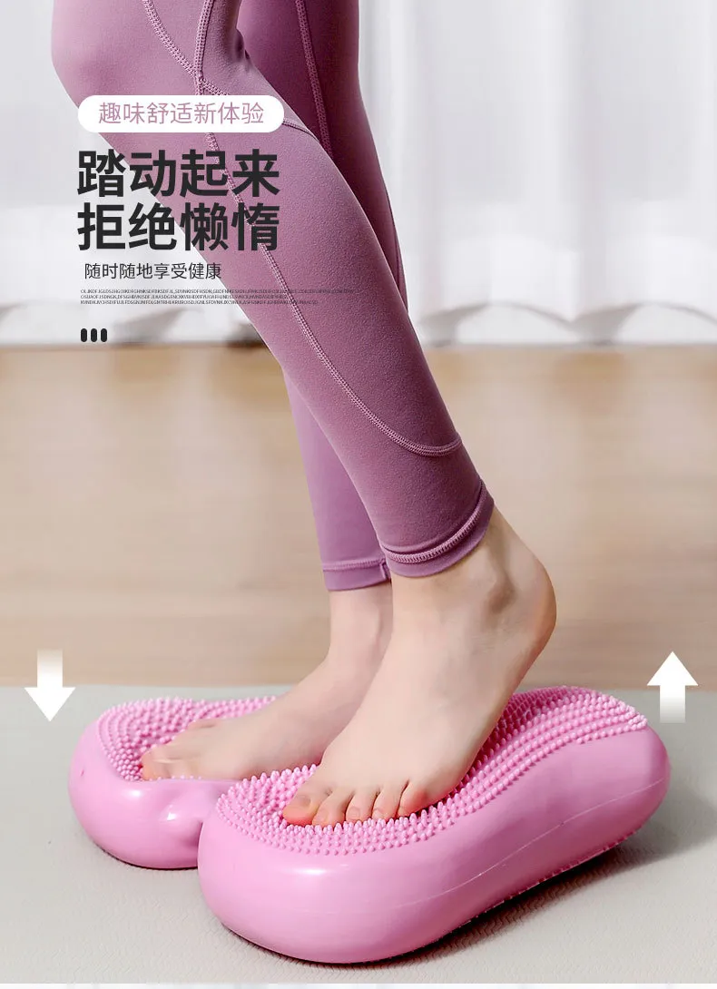 Home Stepper Exercise Machine - Multifunctional In-Situ Stepping, Silent Indoor Fitness Pedal with Inflatable Balance Cushion for Women showcase 6