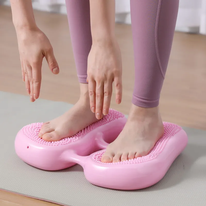 Home Stepper Exercise Machine - Multifunctional In-Situ Stepping, Silent Indoor Fitness Pedal with Inflatable Balance Cushion for Women thumbnail 2