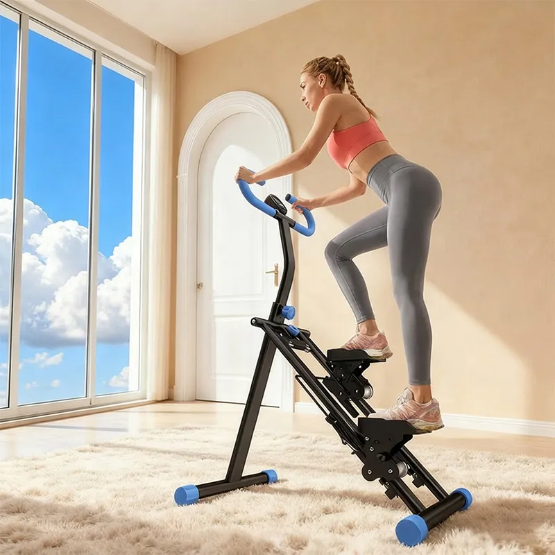 Multifunctional Home Climbing Machine Stepper Silent In-Place Stepping Exercise Equipment Indoor Aerobic Fitness for Home Gym