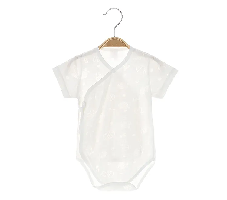 Baby Summer Clothes Set - Short Sleeve Thin Triangle Harem Newborn One-Piece Pajamas - Breathable Romper for Infants showcase 13