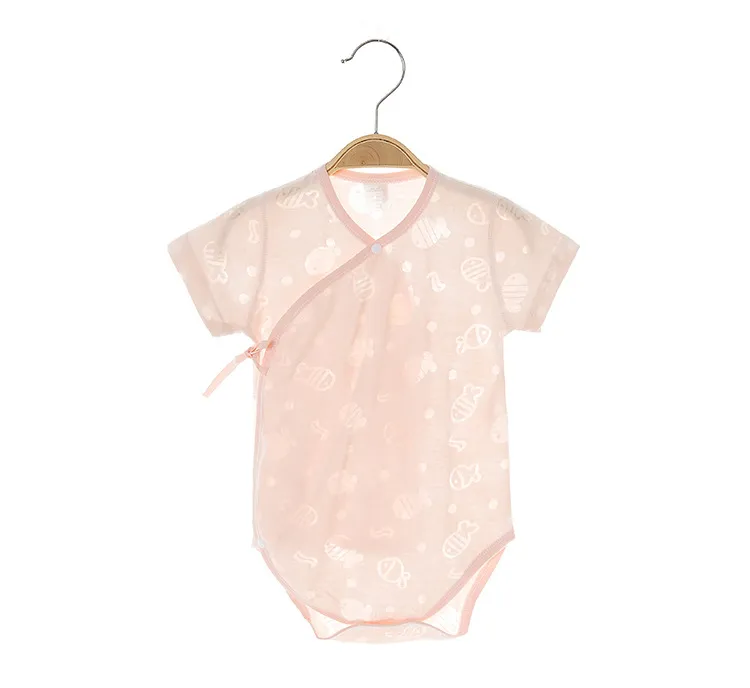 Baby Summer Clothes Set - Short Sleeve Thin Triangle Harem Newborn One-Piece Pajamas - Breathable Romper for Infants showcase 11