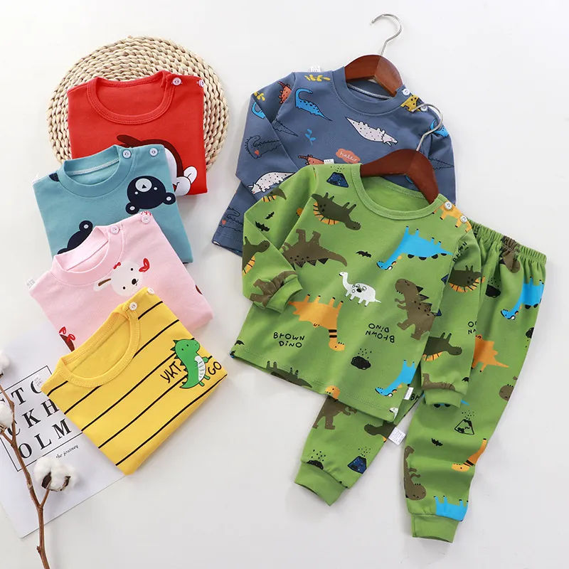 Kids Cotton Pajama Set - Soft Spring/Autumn Underwear Suit for Boys and Girls - Baby Sleepwear, Home Clothing Wholesale showcase 16