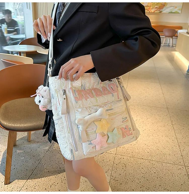 Cute Lightweight Backpack for Teenage Girls - Large Capacity Schoolbag for Junior High and High School Students - Kawaii Style Bookbag showcase 16