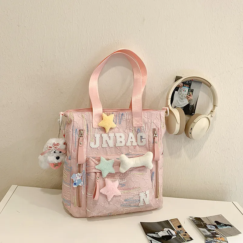 Cute Lightweight Backpack for Teenage Girls - Large Capacity Schoolbag for Junior High and High School Students - Kawaii Style Bookbag thumbnail 8