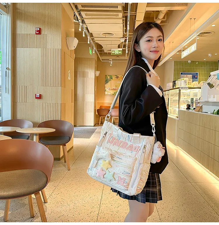 Cute Lightweight Backpack for Teenage Girls - Large Capacity Schoolbag for Junior High and High School Students - Kawaii Style Bookbag showcase 20
