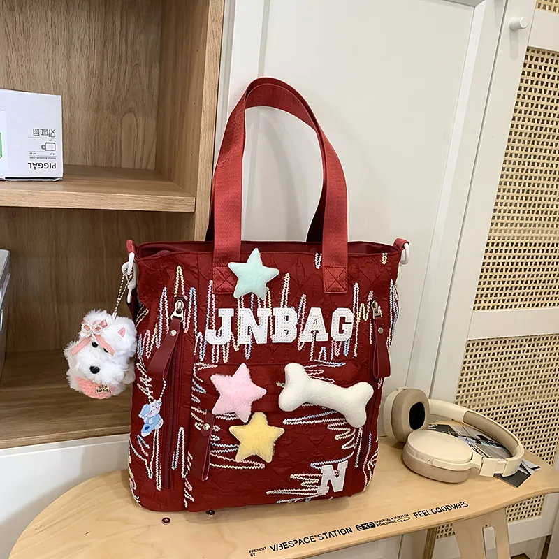 Red - Shoulder Bag + Charm