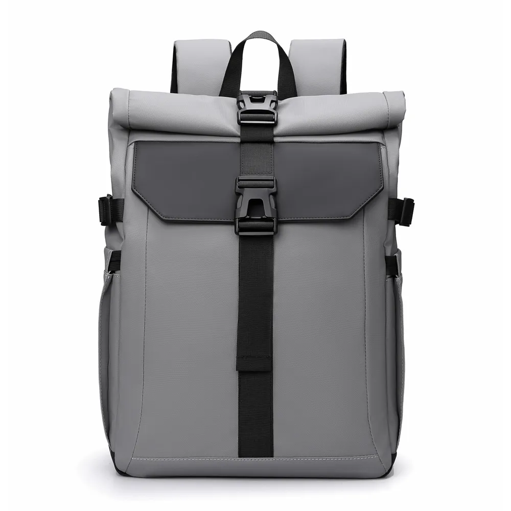 Men's Multifunctional Backpack, Simple Business Style, Large Capacity Laptop Bag, Short Trip Travel Backpack, Student School Bag thumbnail 8