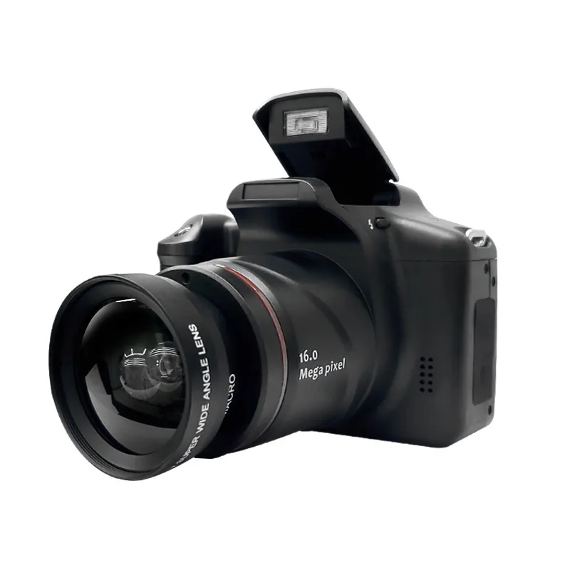HD Digital Camera Video DV Photography with Detachable Wide-Angle Lens, SLR Telephoto Micro Single Camera for Enthusiasts and Professionals