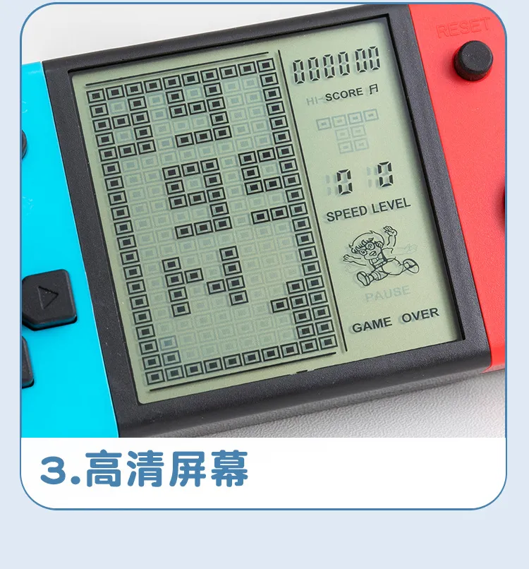 3.5 Inch Handheld Game Console - Classic Tetris & Retro Games - Portable Large Screen Gaming Device for Kids & Adults showcase 10
