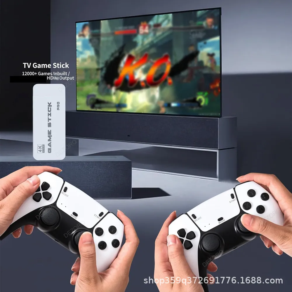 M15 4K HDMI Retro Video Game Console - Classic Arcade Games, Wireless Controllers, Two-Player Support - TV Game Box for Home Entertainment thumbnail 3