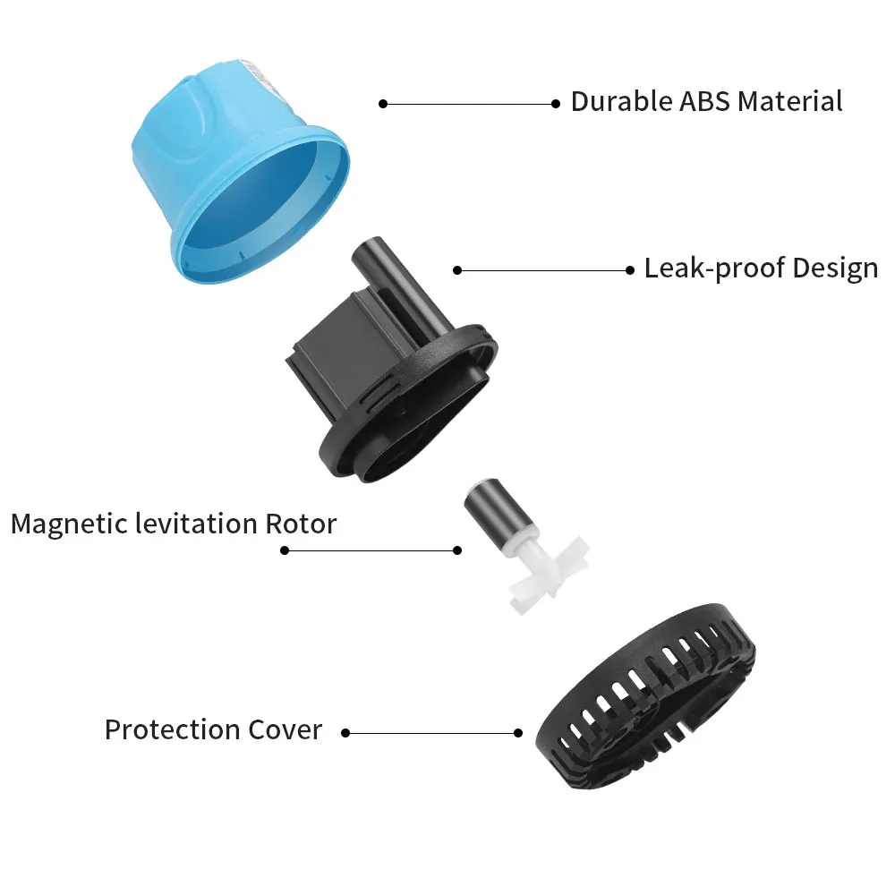 Aquarium Submersible Water Pump - Bottom Suction Fish Tank Circulation Pump for Water Change, Filtration, Oxygenation - Quiet & Efficient thumbnail 3