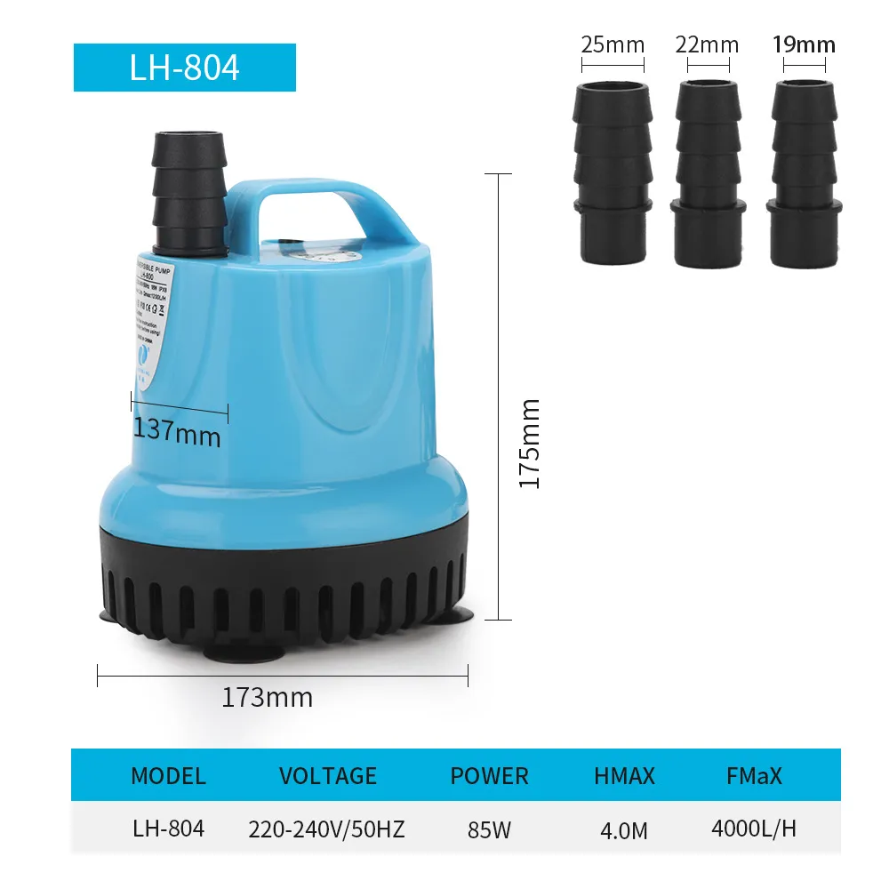Aquarium Submersible Water Pump - Bottom Suction Fish Tank Circulation Pump for Water Change, Filtration, Oxygenation - Quiet & Efficient showcase 8