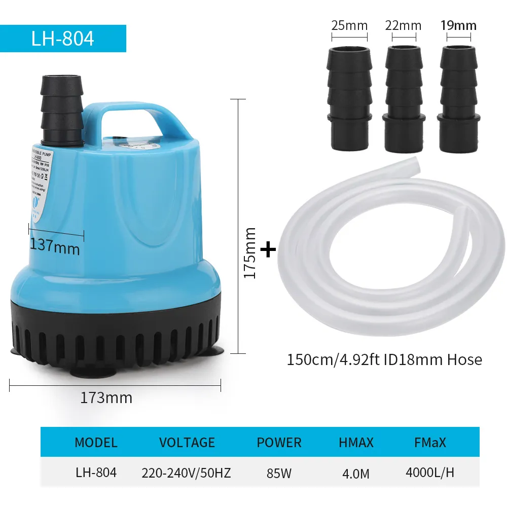 Aquarium Submersible Water Pump - Bottom Suction Fish Tank Circulation Pump for Water Change, Filtration, Oxygenation - Quiet & Efficient showcase 19
