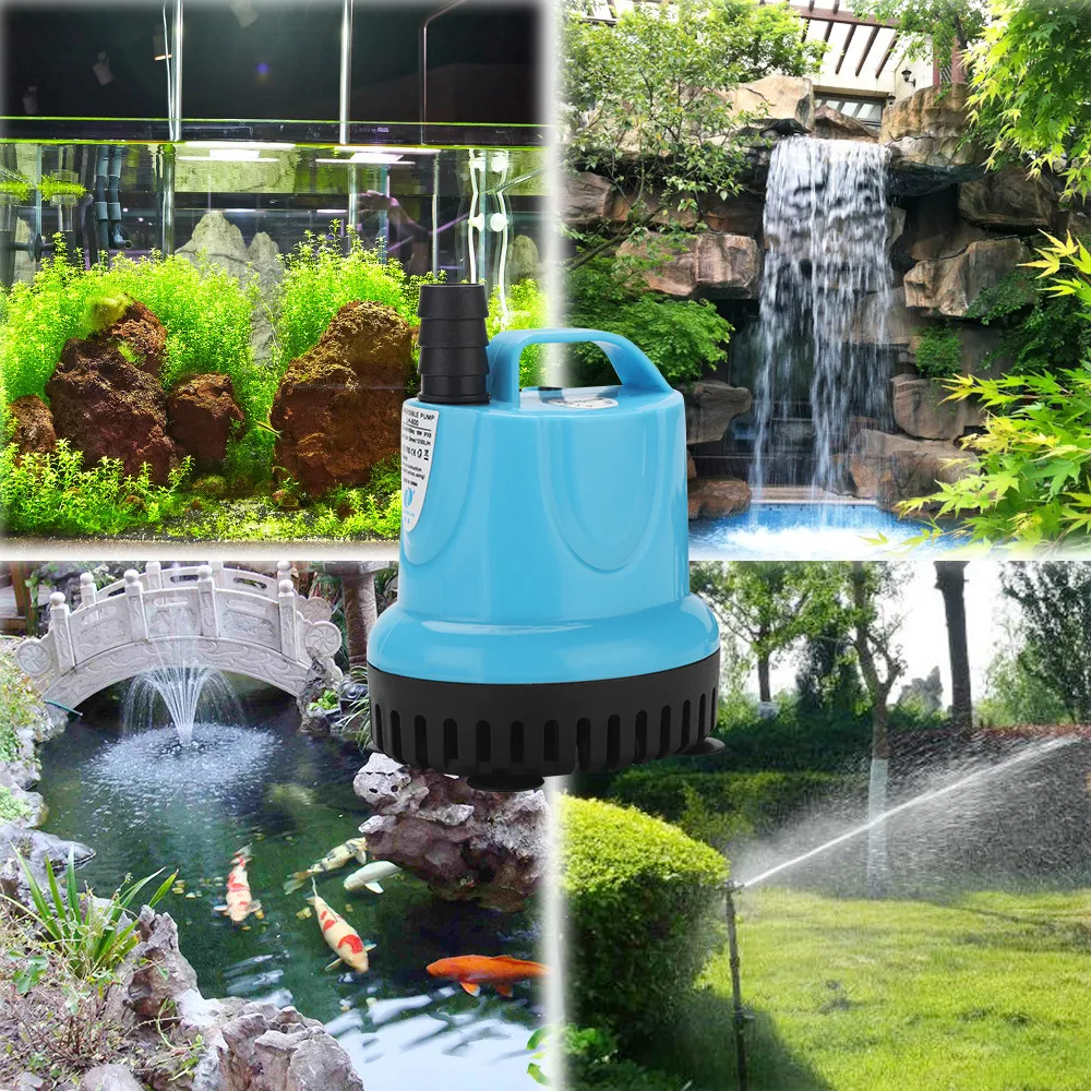Aquarium Submersible Water Pump - Bottom Suction Fish Tank Circulation Pump for Water Change, Filtration, Oxygenation - Quiet & Efficient thumbnail 4