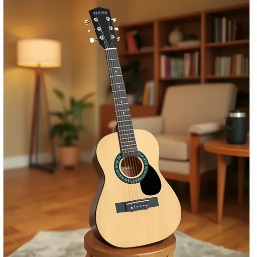 30/36 Inch Acoustic Folk Guitar for Beginners, Students, and Novices - Rounded Corner Design, Ideal Practice Instrument for Aspiring Guitarists