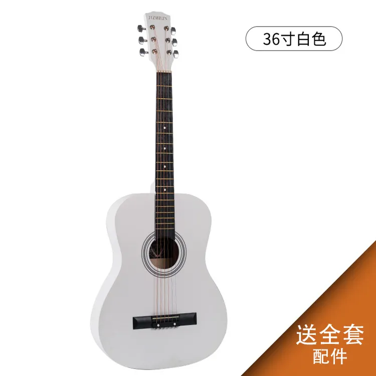 30/36 Inch Acoustic Folk Guitar for Beginners, Students, and Novices - Rounded Corner Design, Ideal Practice Instrument for Aspiring Guitarists thumbnail 9