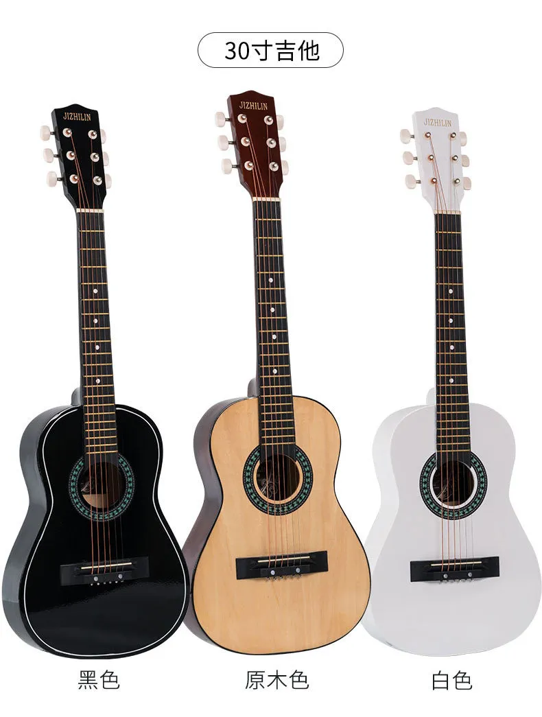 30/36 Inch Acoustic Folk Guitar for Beginners, Students, and Novices - Rounded Corner Design, Ideal Practice Instrument for Aspiring Guitarists showcase 10