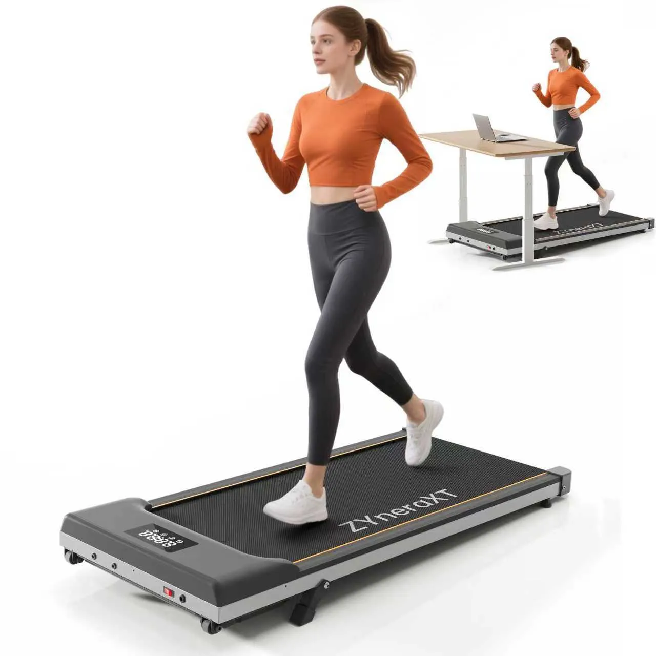 Folding Treadmill for Home Use - Compact Electric Walking Machine for Indoor Fitness, Silent Motor, Simple Operation, Perfect for Small Spaces thumbnail 7