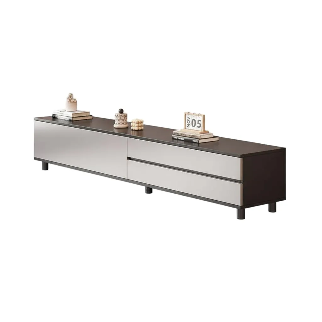 Modern Minimalist TV Cabinet Storage Cabinet for Living Room - Small Apartment Luxury Floor Standing Media Console thumbnail 5